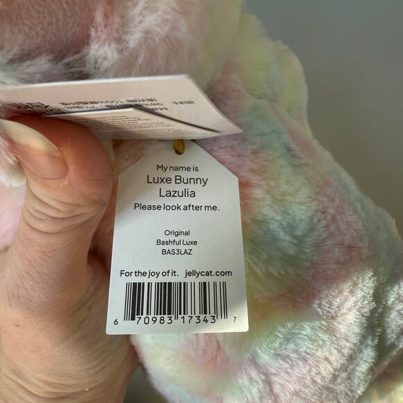 Jellycat China Shanghai Exclusive Luxe Lazulia Bunny Medium AUTHENTIC ‼️ - Picture 7 of 11